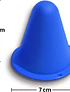Cono Deportivo Patinaje 8 cm para Agilidad y Entrenamiento