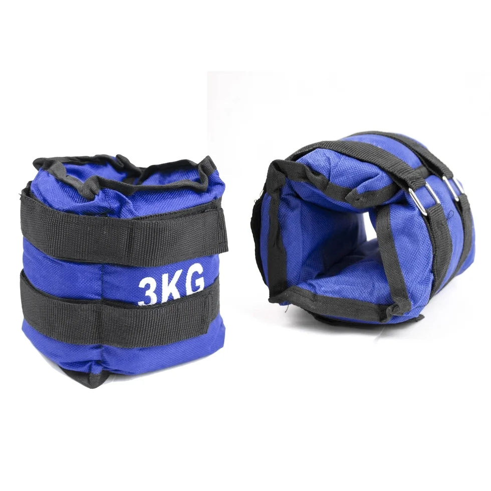 Pesas para Tobillo y Muñeca 3 kg (Par) Ajustables para Entrenamiento