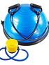 Balón Bosu 60 cm con Bandas Elásticas para Equilibrio y Entrenamiento Funcional