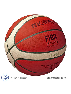 Balón de Básquetbol Molten BG5000 FIBA N°7