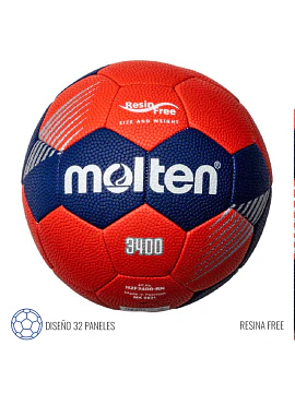 Balón Handbol Molten F3400 Resina Free N°2