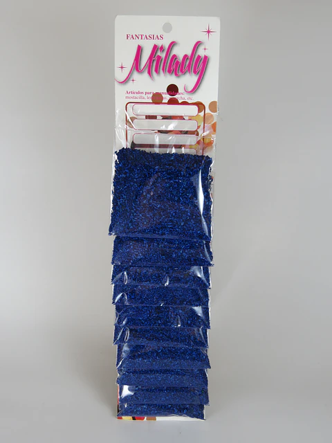 Pasto para maquetas azul