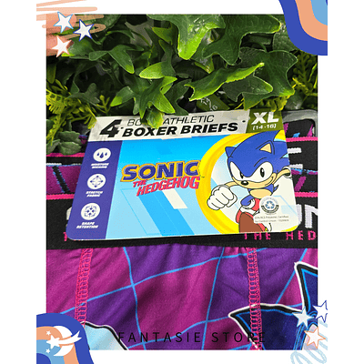 Boxers de niño Sonic