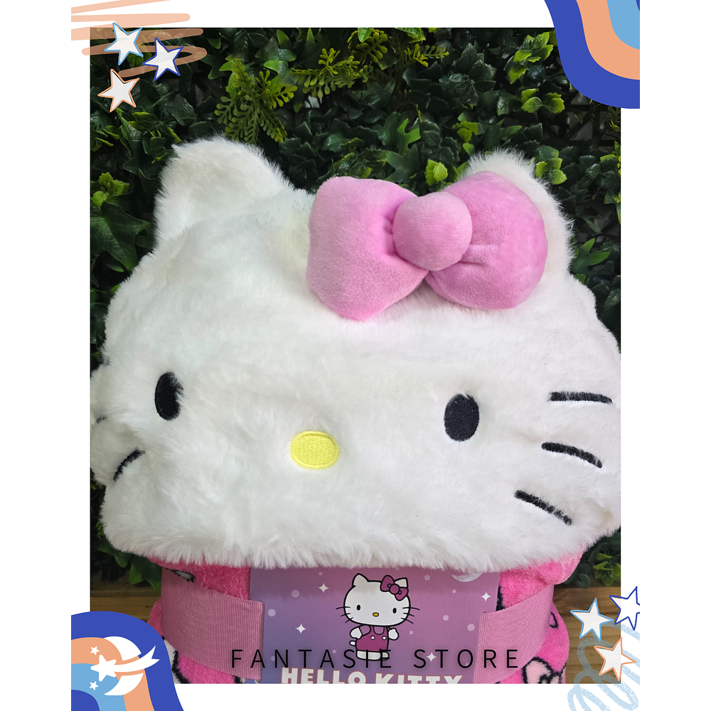 Manta con Capucha Hello Kitty