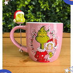 Mug Grinch Rosado 