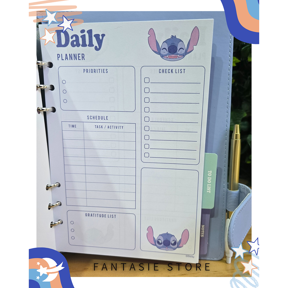 Planner de Stitch