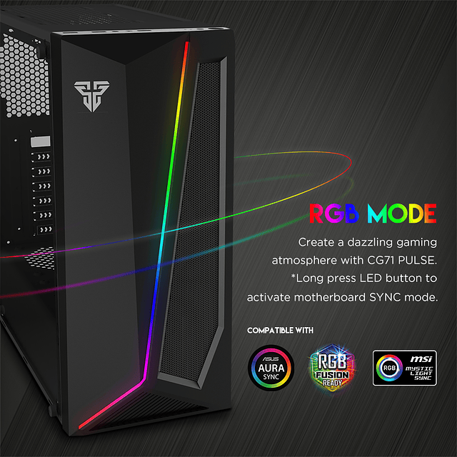 Gabinete Pulse RGB CG71 Black Edition