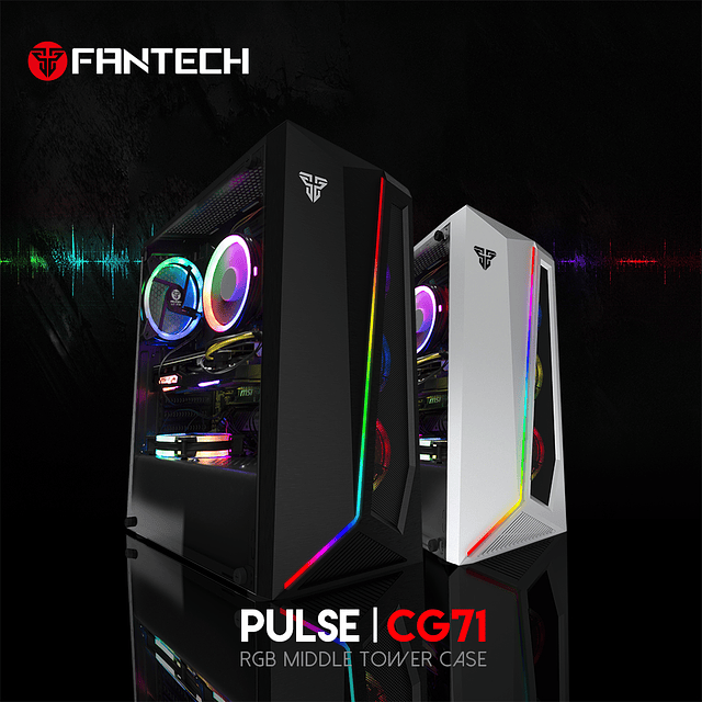 Gabinete Pulse RGB CG71 Black Edition