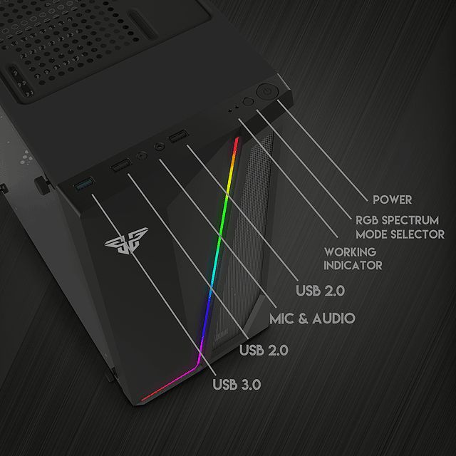 Gabinete Pulse RGB CG71  Space Edition