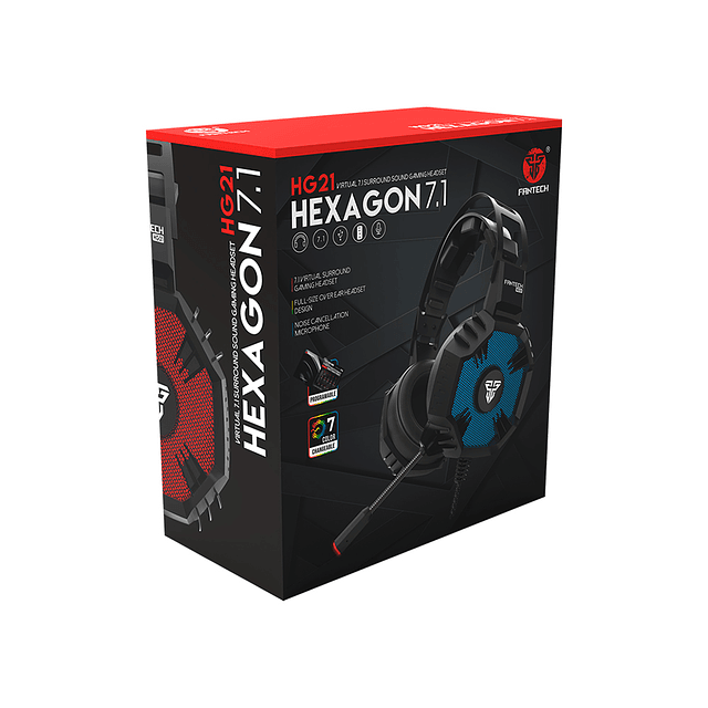 Audífonos 7.1 Hexagon HG21 Black Edition