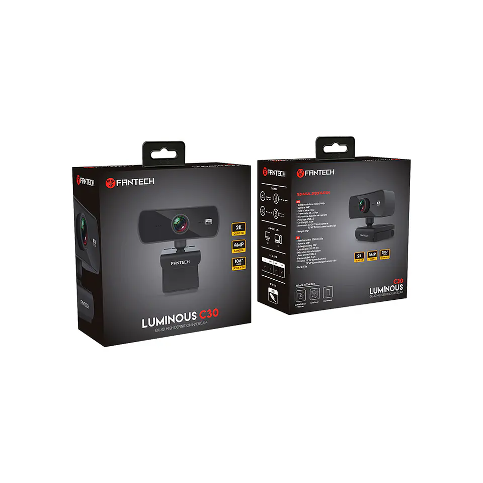 C30 LUMINOUS Black Webcam 2K Cámara Web Quad HD  14