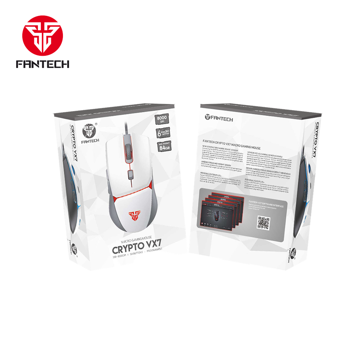 VX7 CRYPTO Space Mouse 8.000 DPI 6