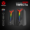 Parlantes Bluetooth TRIFECTA RGB GS301 Audio Black Edition