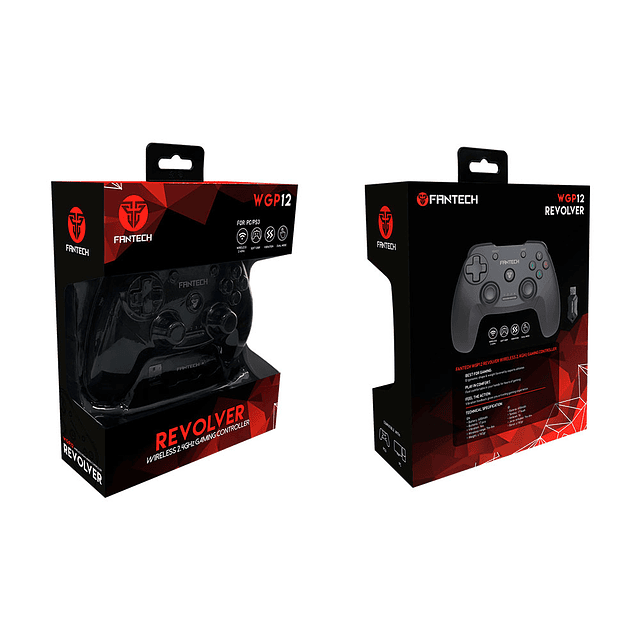 Control PS3 y PC WGP12 Revolver Inalámbrico Black Edition
