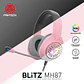 MH87 BLITZ Sakura Audífonos Multiplataforma 3.5 mm Splitter - Miniatura 3