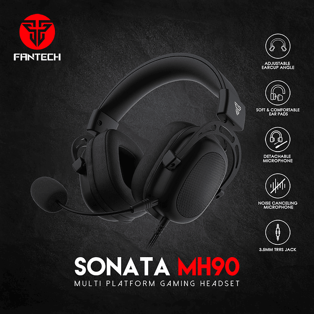 Audífonos SONATA MH90 Black Edition