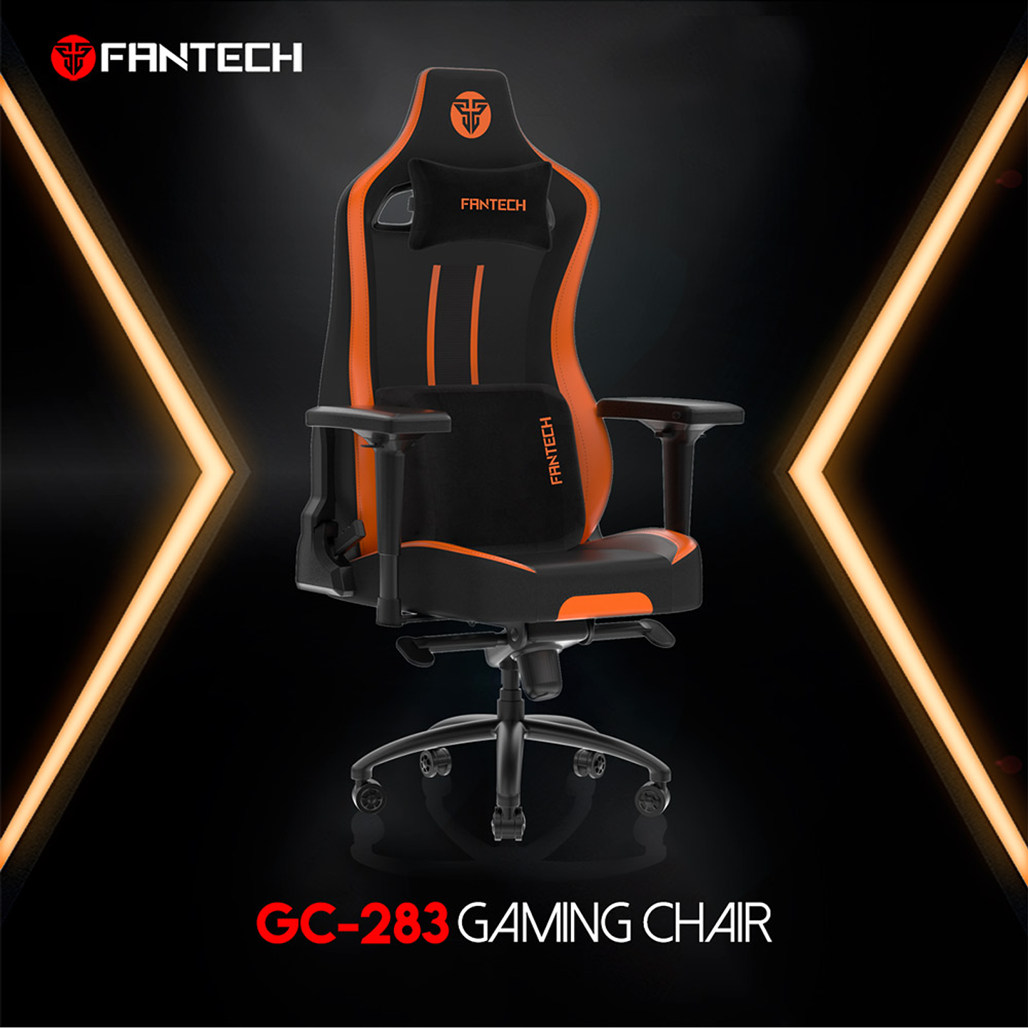 GC283 ALPHA TANK Black/Orange Silla Gamer Ergonómica 7
