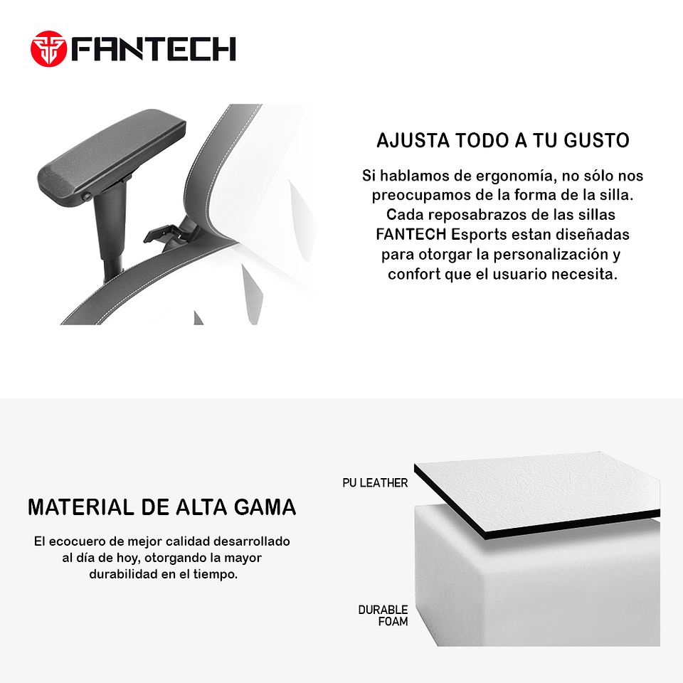 GC283 ALPHA TANK Black Silla Gamer Ergonómica 3