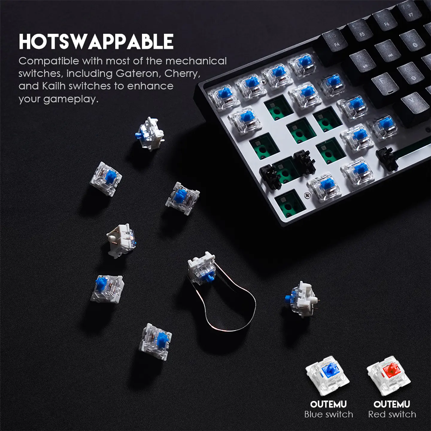 MK857 MAXFIT61 Space Teclado Mecánico 60% Layout USA 3