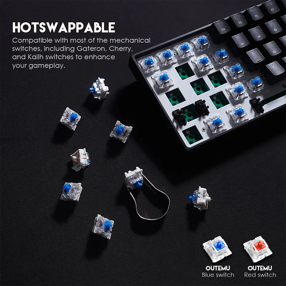 MK857 MAXFIT61 Space Teclado Mecánico 60% Layout USA 3