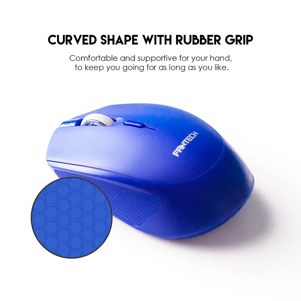 W190 Black Mouse Inalámbrico Bluetooth Oficina 4