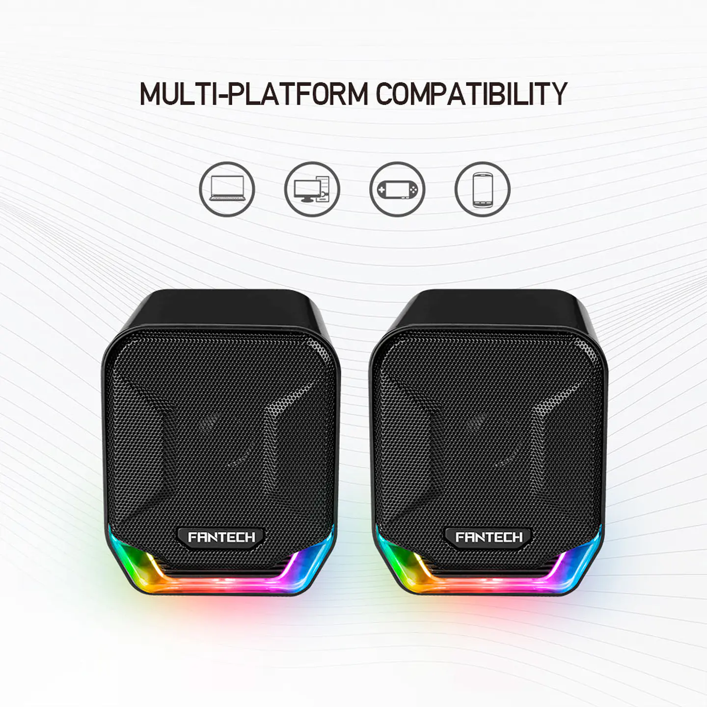 GS202 SONAR Black Parlantes PC 6