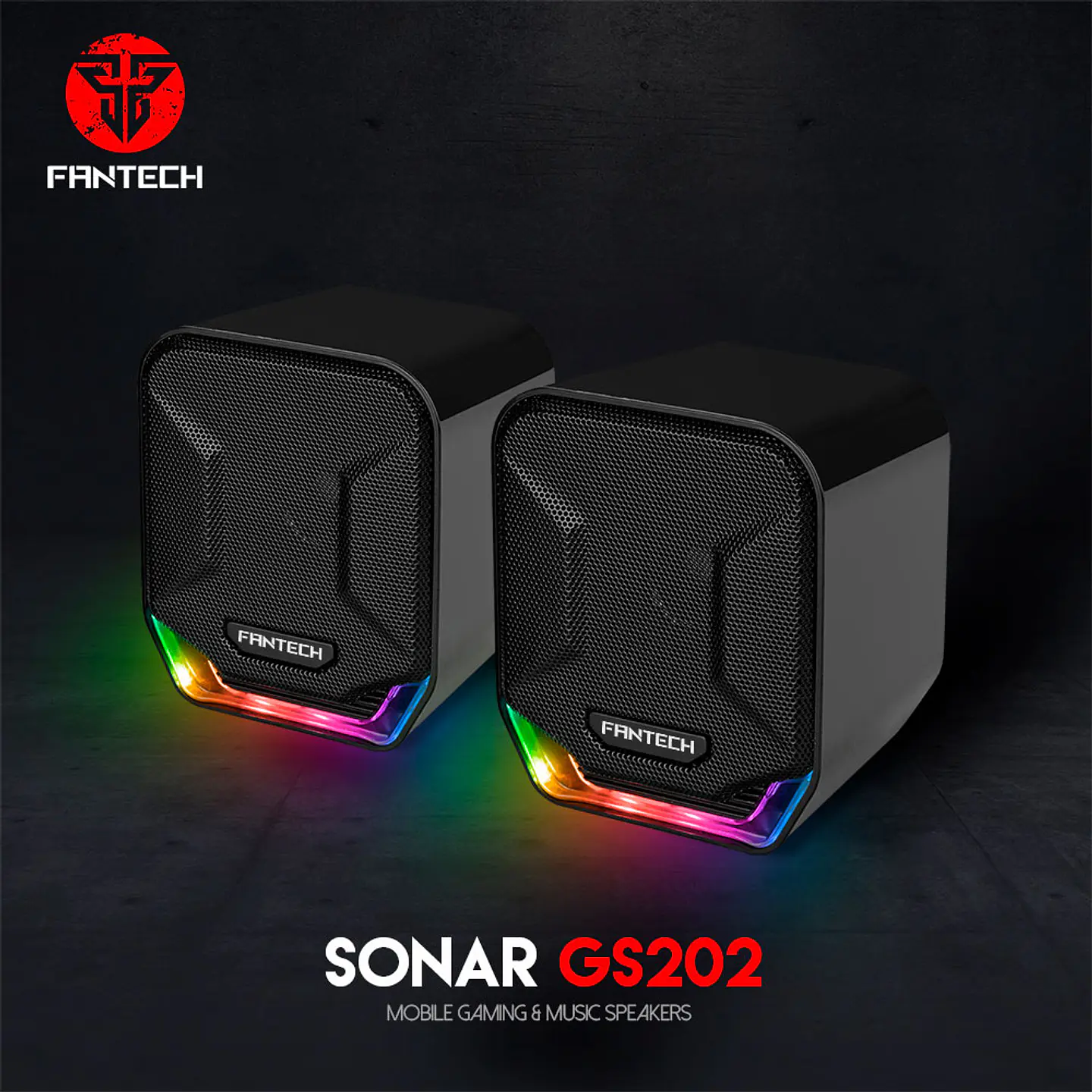 GS202 SONAR Black Parlantes PC 7