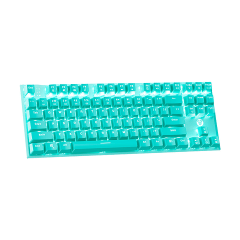 MK856 MAXFIT87 Mint Teclado Mecánico 80% Layout Español