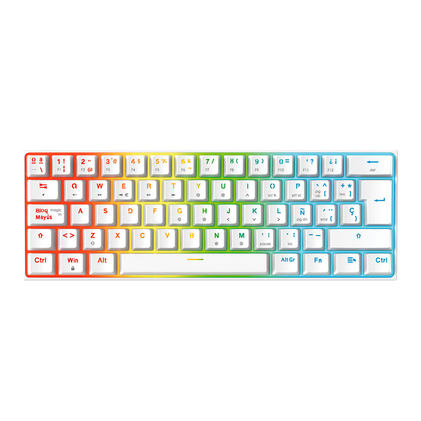 MK857 MAXFIT61 Space Teclado Mecánico 60% Layout Español 1