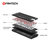 Teclado mecánico inalámbrico MAXFIT61 Frost Black Edition