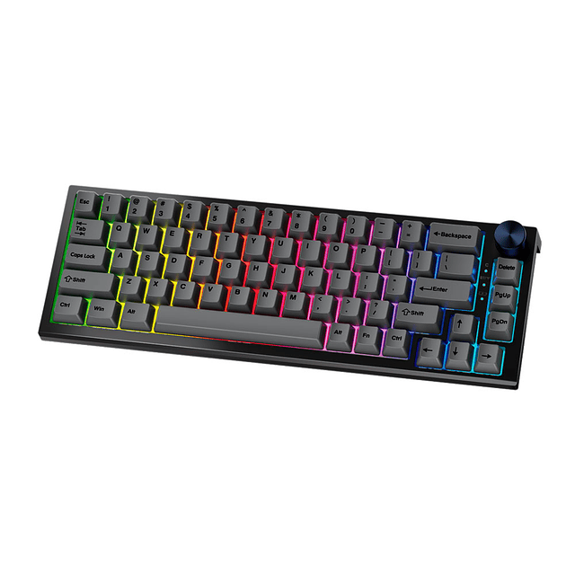 Teclado mecánico inalámbrico MAXFIT67 MK858 Black