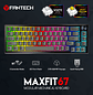 MAXFIT67 RGB USA Wireless MK858 Black Teclado mecánico inalámbrico 60% - Miniatura 9