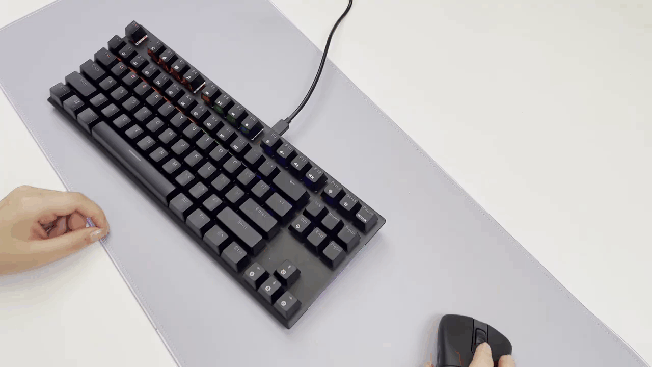 Review teclado mecánico MAXFIT87 MK856 RGB 80%