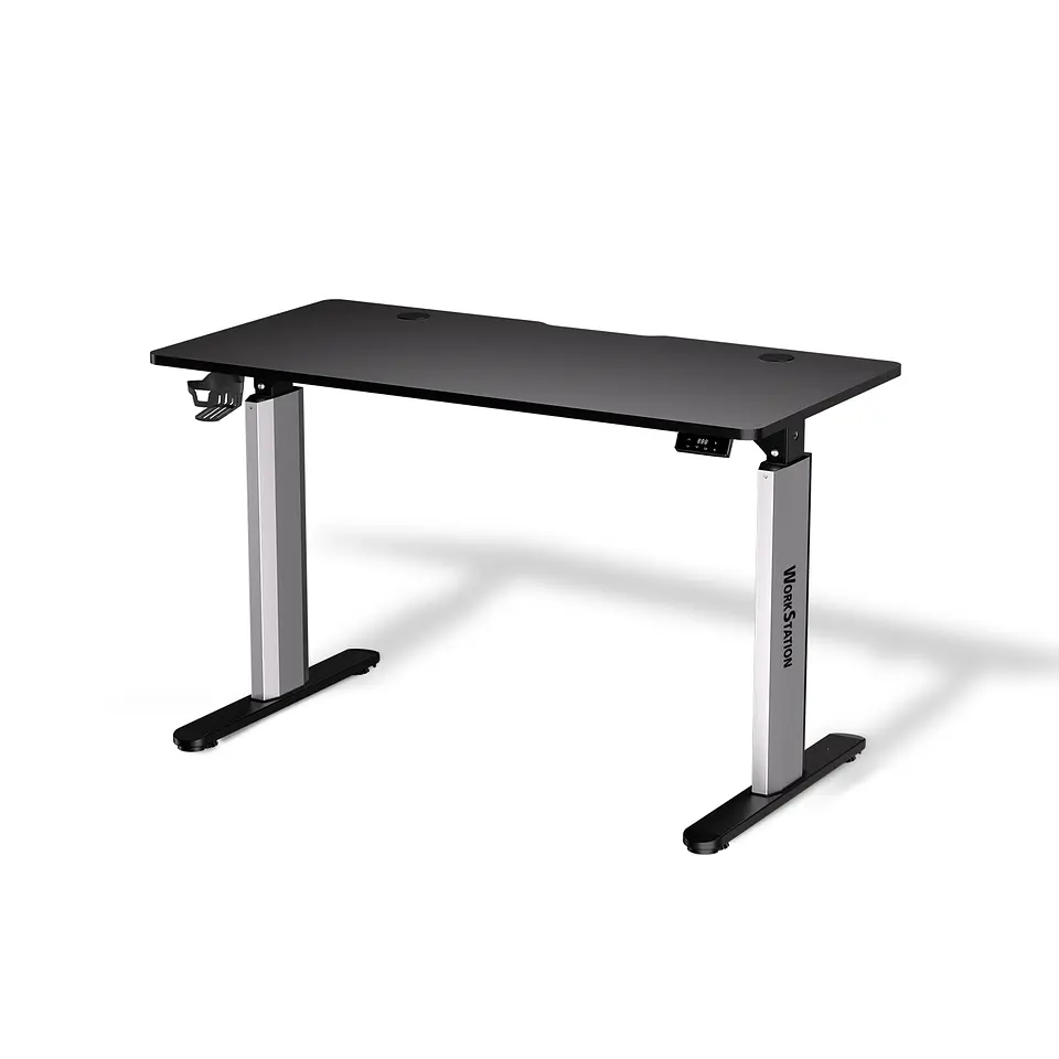 WS414 WORKSTATION Carbon Black Escritorio con Control de Elevación Automática 1