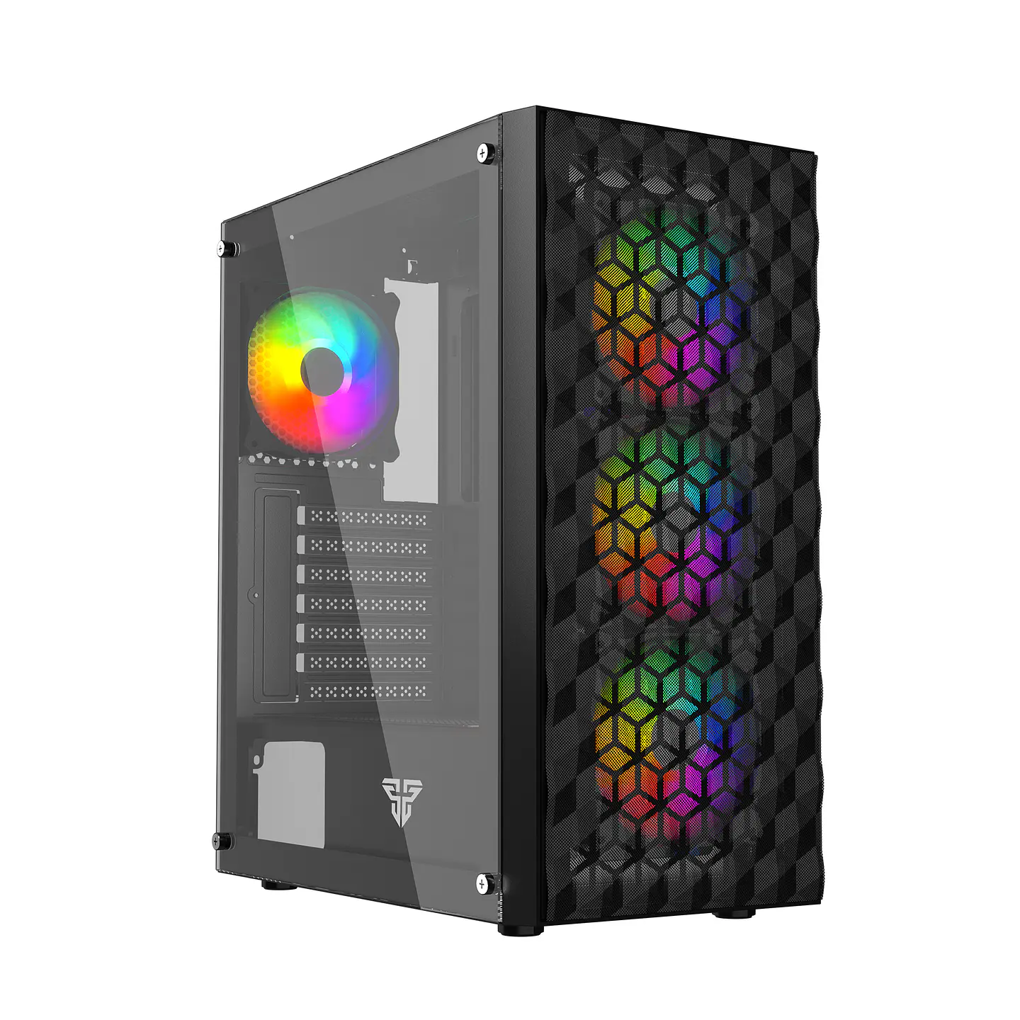 CG83 AERO II Black Gabinete PC + 4 Ventiladores RGB 1