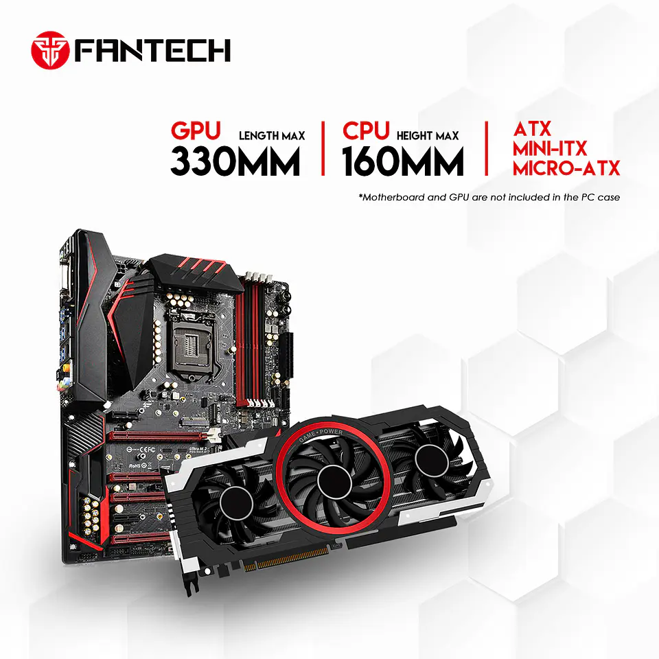 CG83 AERO II White Gabinete PC + 4 Ventiladores RGB 6