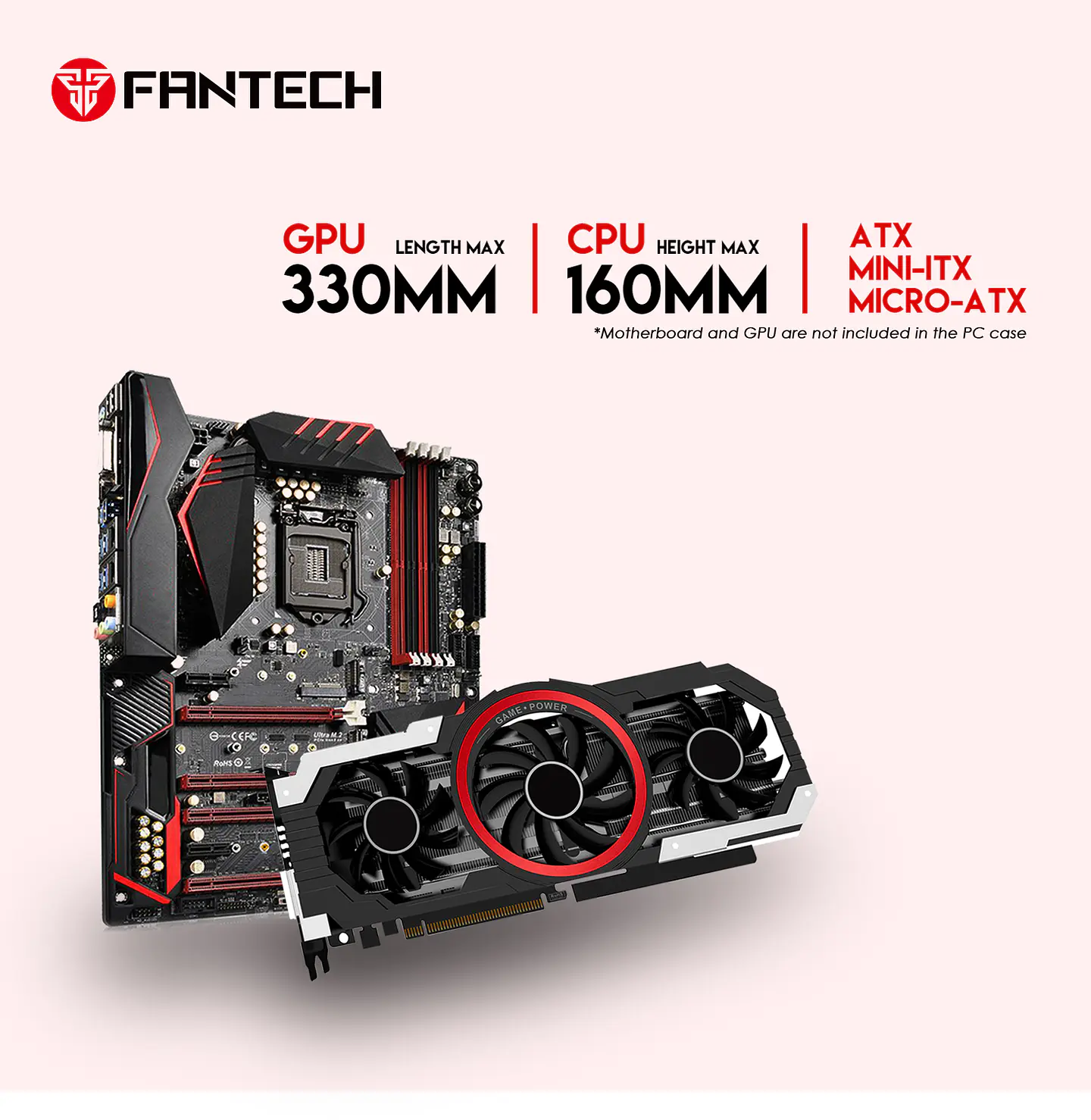 CG83 AERO II Pink Gabinete PC + 4 Ventiladores RGB 7