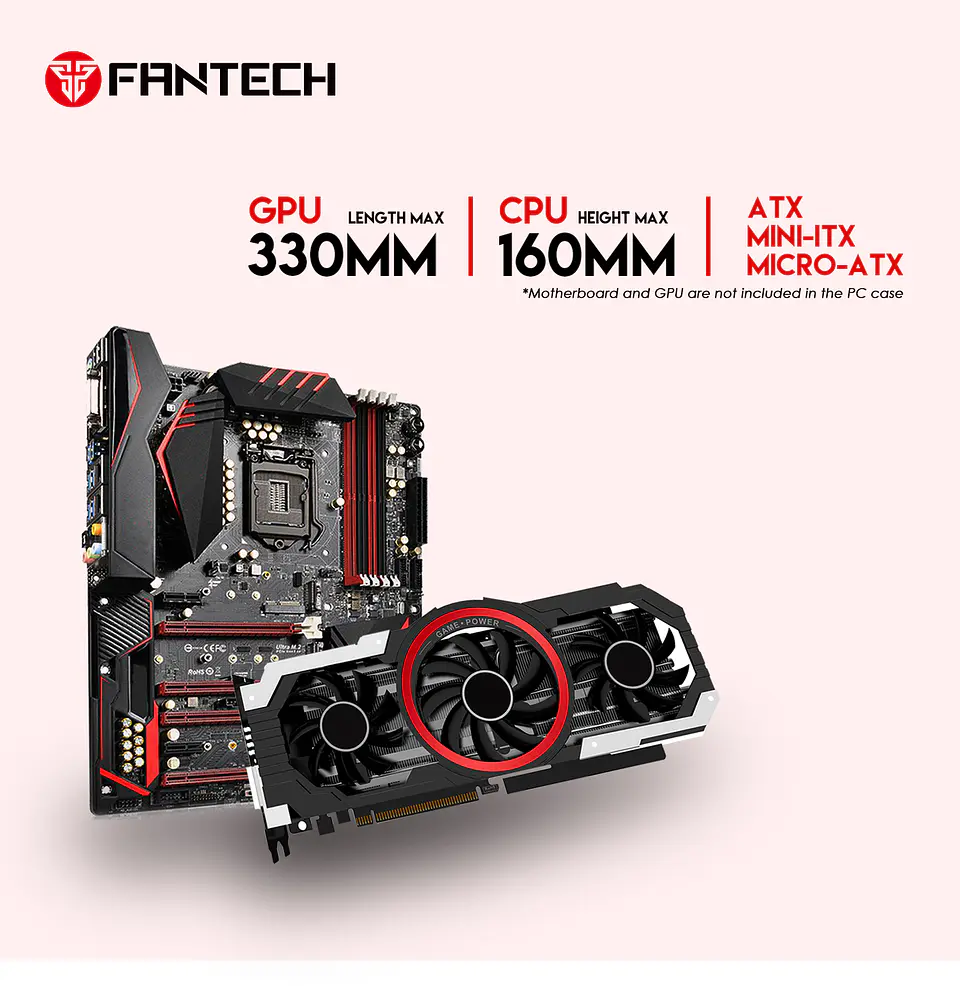 CG83 AERO II Pink Gabinete PC + 4 Ventiladores RGB 7