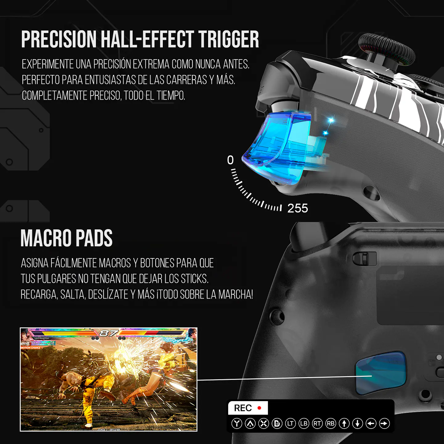 WGP15 EOS PRO Epsilon Control Inalámbrico Multiplataforma PC Nintendo Switch 10