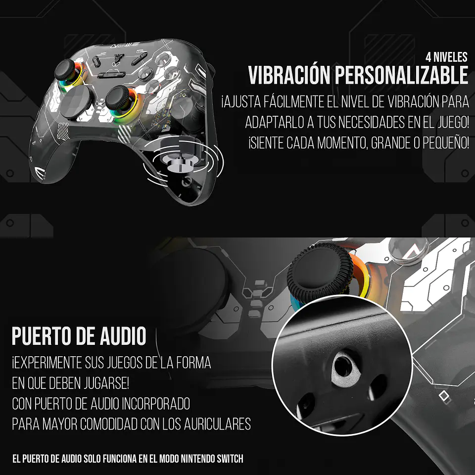 WGP15 EOS PRO Epsilon Control Inalámbrico Multiplataforma PC Nintendo Switch 11