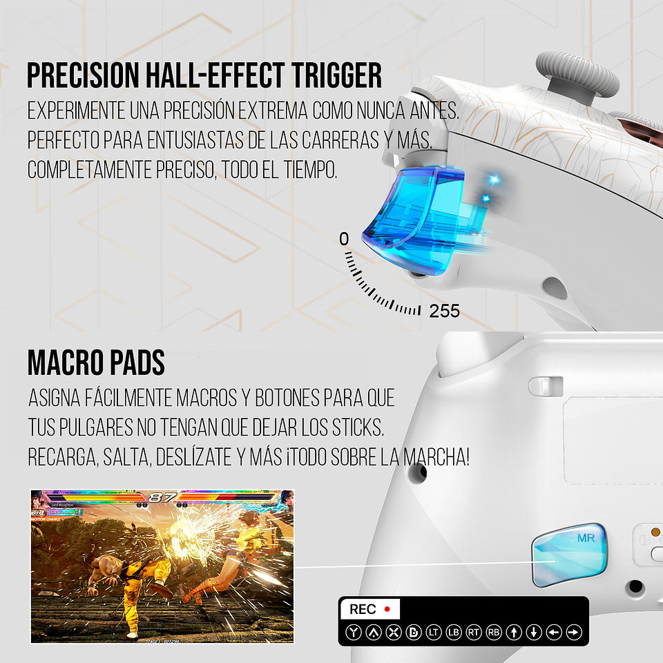 WGP15 EOS PRO Electra Control Inalámbrico Multiplataforma PC Nintendo Switch 9