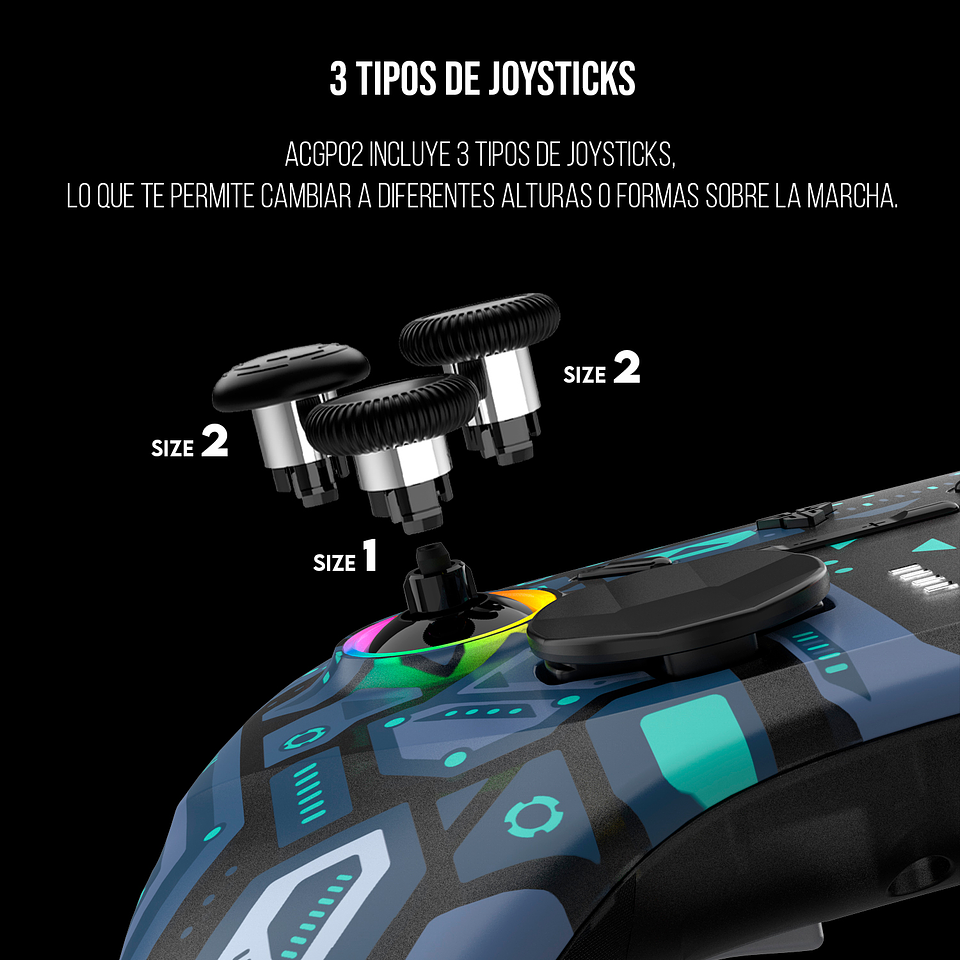 ACGP02 NOVA PRO Black Kit GamePad 5