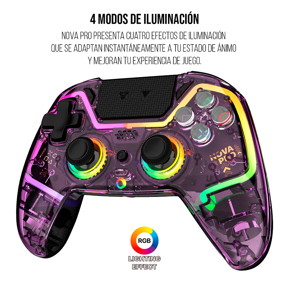 WGP14V2 NOVA PRO Atomic Purple Control Inalámbrico Multiplataforma PS4 PC Switch 12
