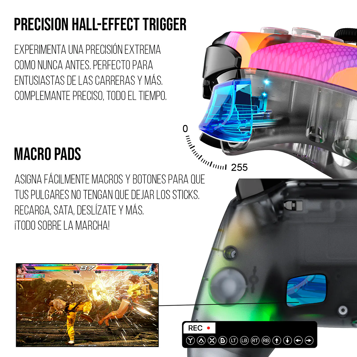WGP14V2 NOVA PRO Solaris Control Inalámbrico Multiplataforma PS4 PC Switch 9
