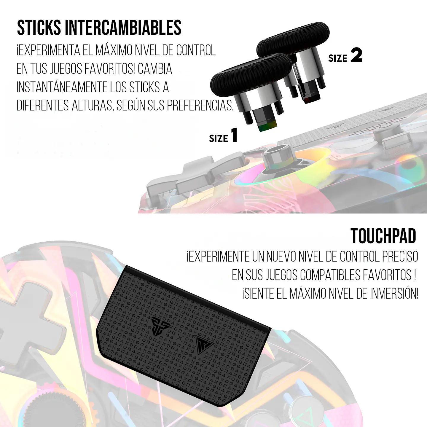 WGP14V2 NOVA PRO Solaris Control Inalámbrico Multiplataforma PS4 PC Switch 12