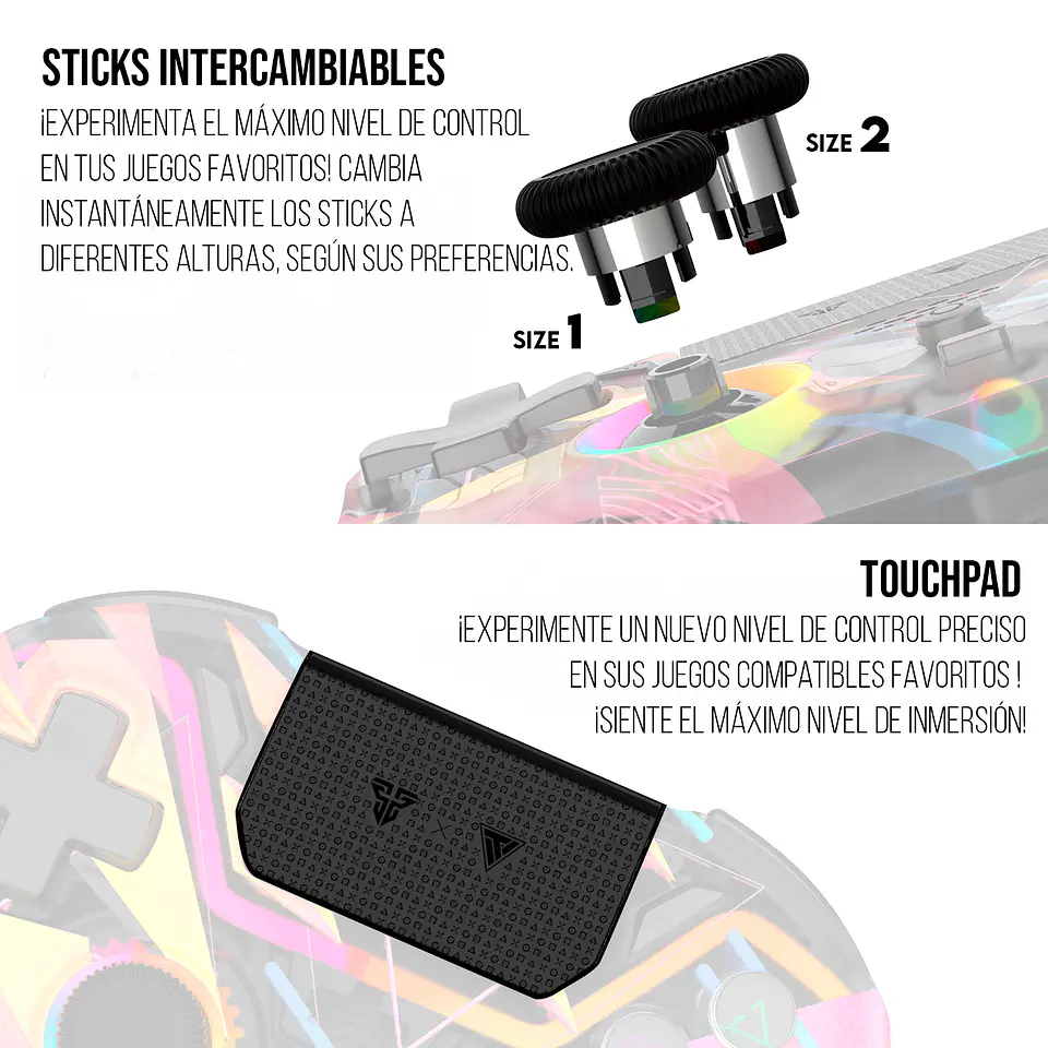 WGP14V2 NOVA PRO Solaris Control Inalámbrico Multiplataforma PS4 PC Switch 12