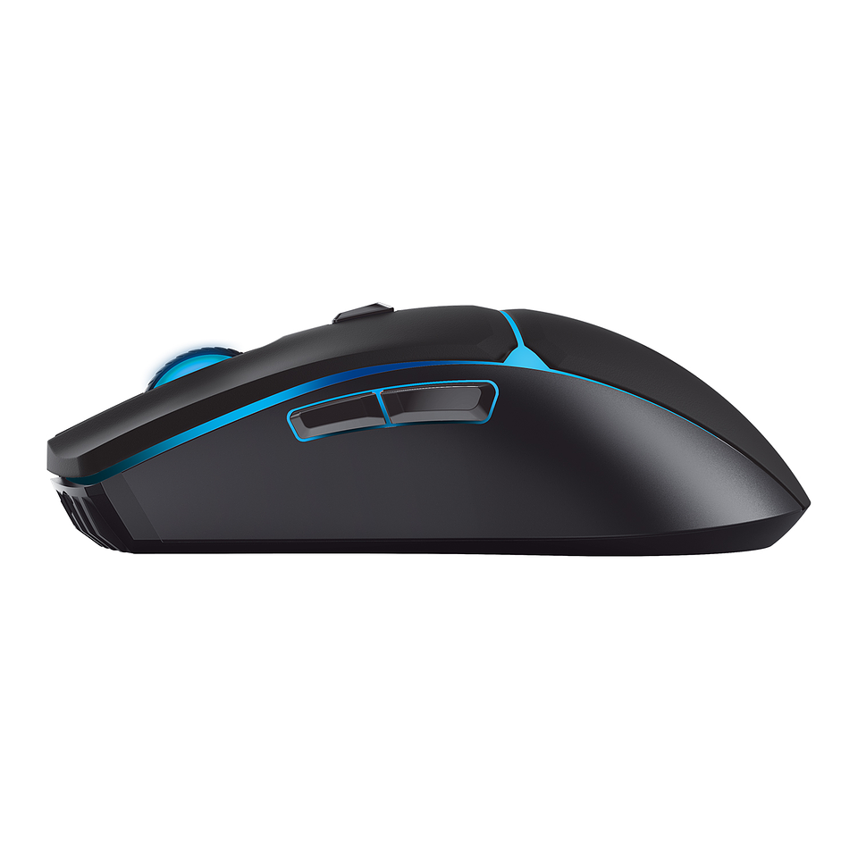 WGC3 CRYPTO Black Gaming Mouse Inalámbrico 10.000 DPI 3