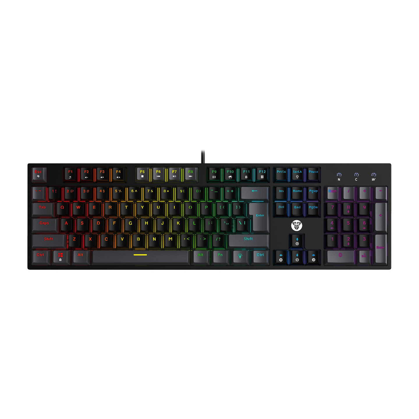 ATOM104 RGB USA MK886V2 Black Teclado Mecánico 100% 1