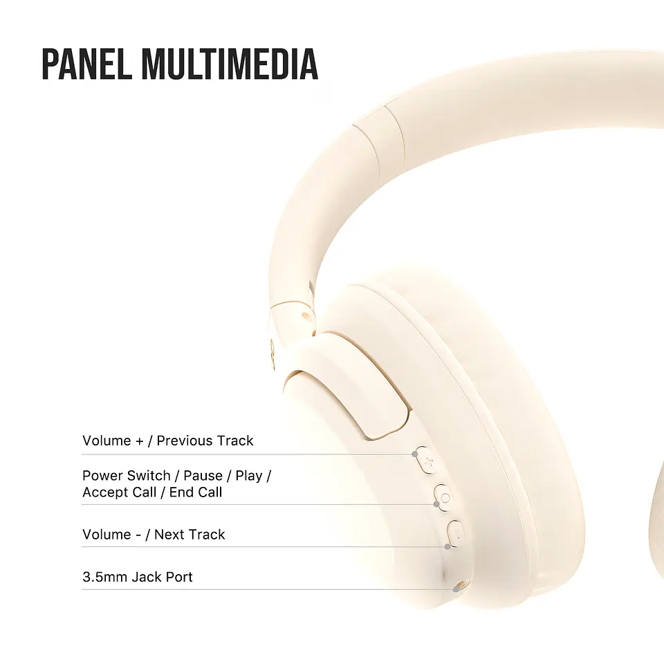 WH05 GO VIBE Beige Audífonos Inalámbricos 7