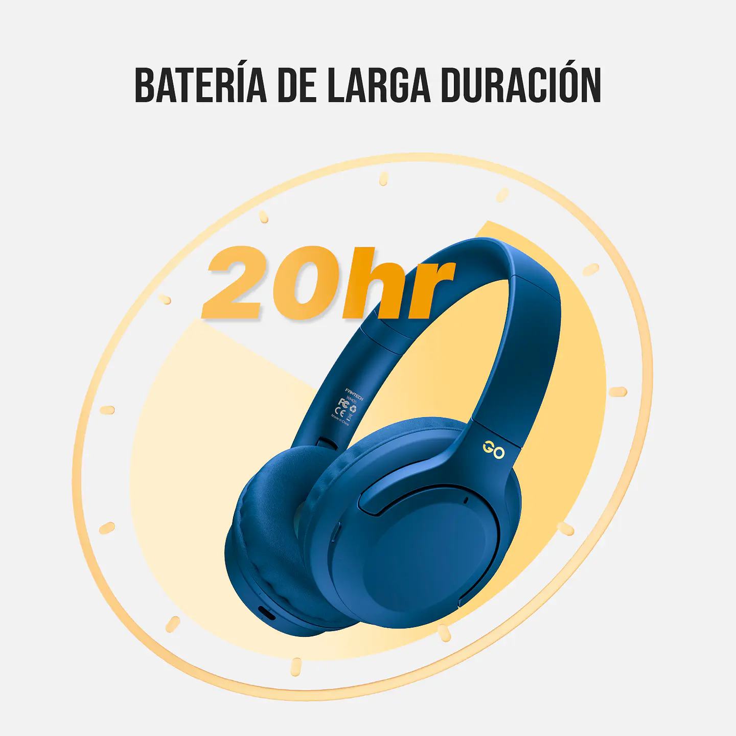 WH05 GO VIBE Blue Audífonos inalámbricos 10